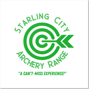 Starling City Archery Range (green) Posters and Art